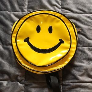 90’s smiley face backpack